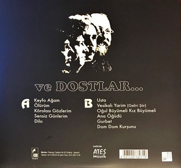 Edip Akbayram, Dostlar : 1985 (LP, Album, Ltd, Num, RE, Gat)