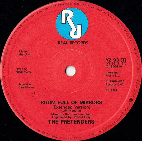 The Pretenders : Hymn To Her (12", Single, PRS)