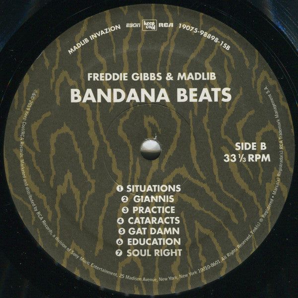 Freddie Gibbs & Madlib : Bandana Beats (LP, Album)