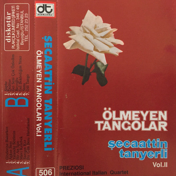 Şecaattin Tanyerli : Ölmeyen Tangolar Vol.II (Cass, Comp, RE)