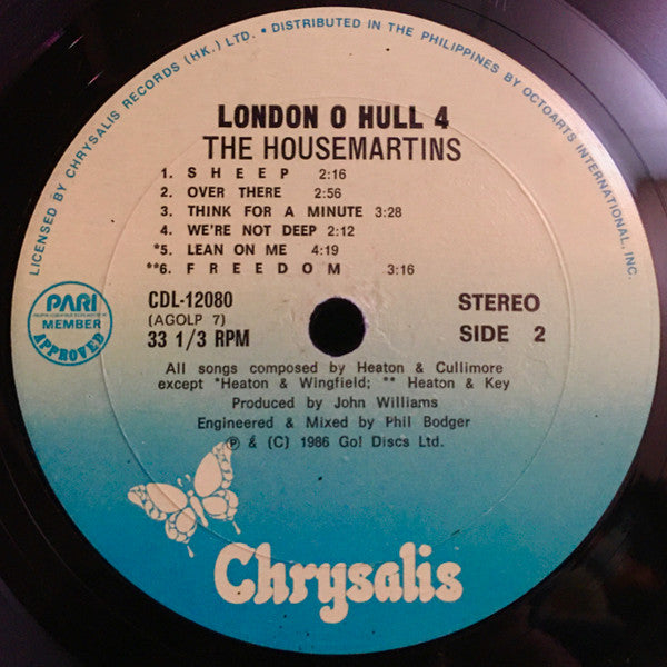 The Housemartins : London 0 Hull 4 (LP, Album)