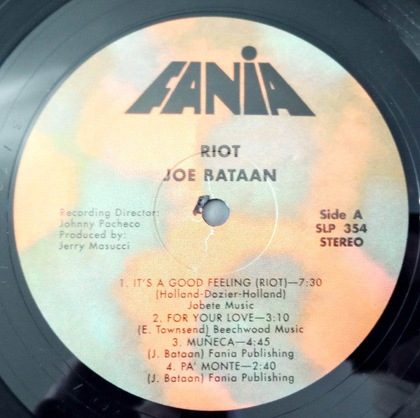 Joe Bataan : Riot! (LP, Album, RE)