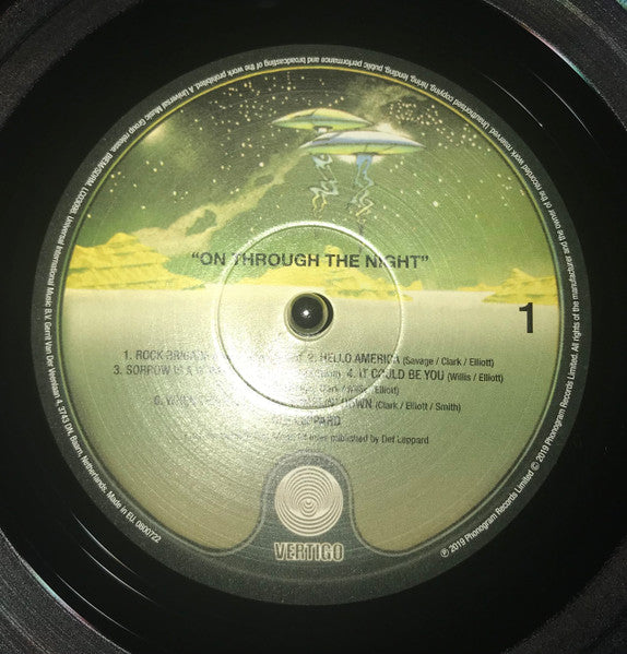 Def Leppard : On Through The Night (LP, Album, RE, RM)