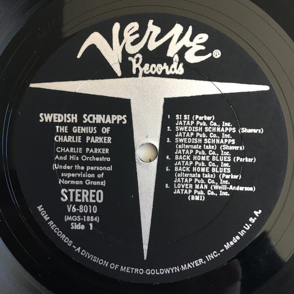 Charlie Parker And His Orchestra : Swedish Schnapps (LP, Album, RE)