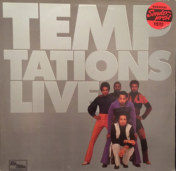 The Temptations : Live (LP, Album)