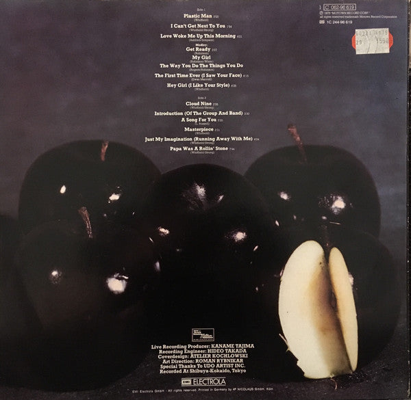 The Temptations : Live (LP, Album)