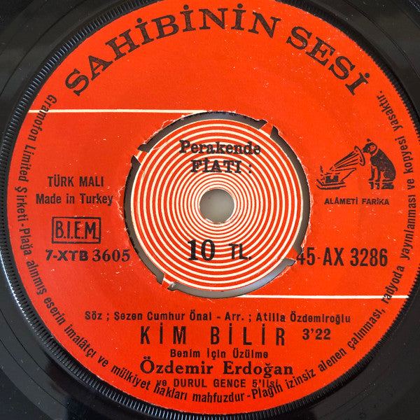 Özdemir Erdoğan Ve Durul Gence 5 : Bir Matadorun Hikayesi / Kim Bilir (7", Single)