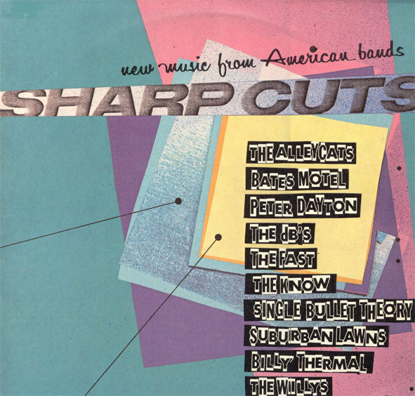 Various : Sharp Cuts - New Music From American Bands (LP, Comp)