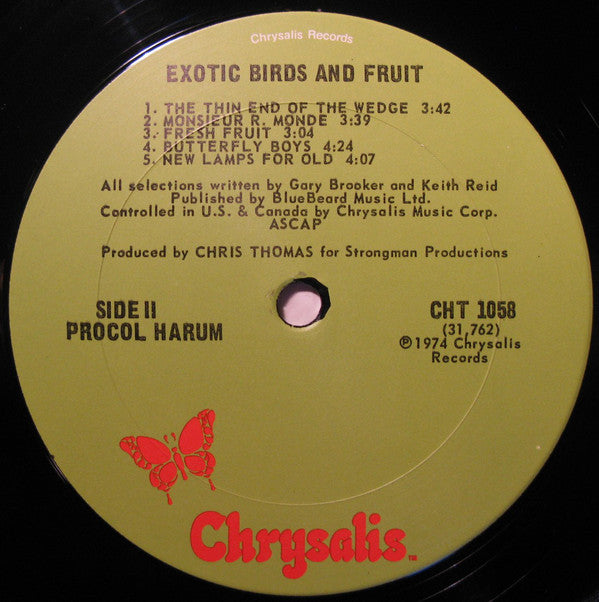 Procol Harum : Exotic Birds And Fruit (LP, Album, San)
