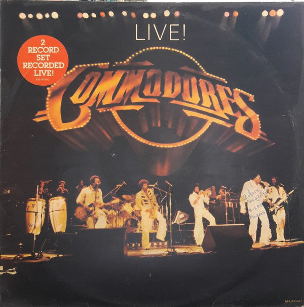Commodores : Live! (2xLP, Album)