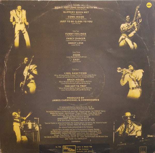 Commodores : Live! (2xLP, Album)