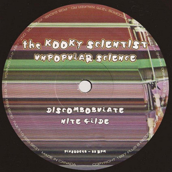 The Kooky Scientist : Unpopular Science (2x12", Album)