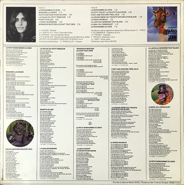 Jeanne-Marie Sens : Chansons Pour De Vrai (LP, Album)