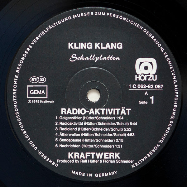 Kraftwerk : Radio-Aktivität (LP, Album)