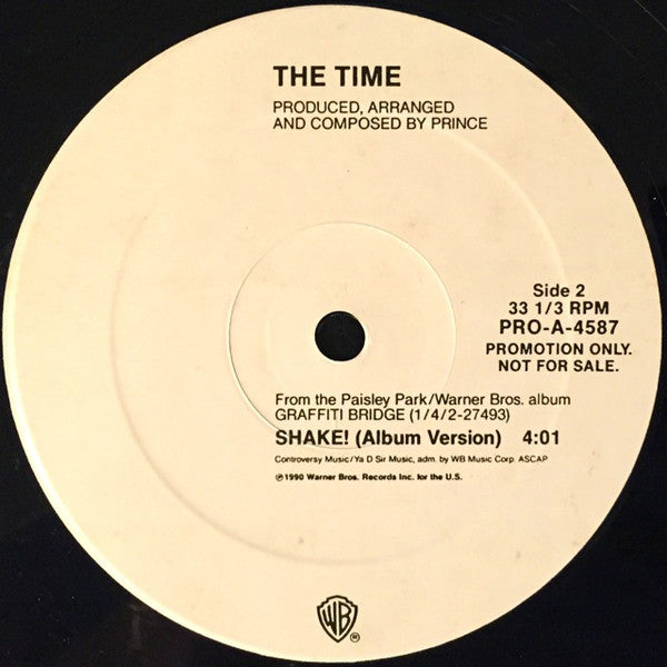 The Time : Shake! (12", Promo)