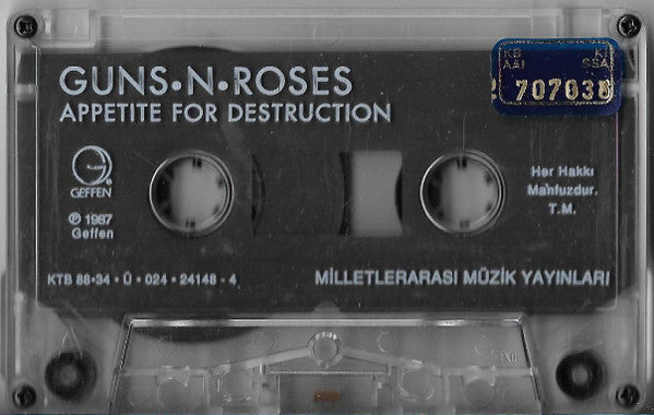 Guns N' Roses : Appetite For Destruction (Cass, Album, RE)