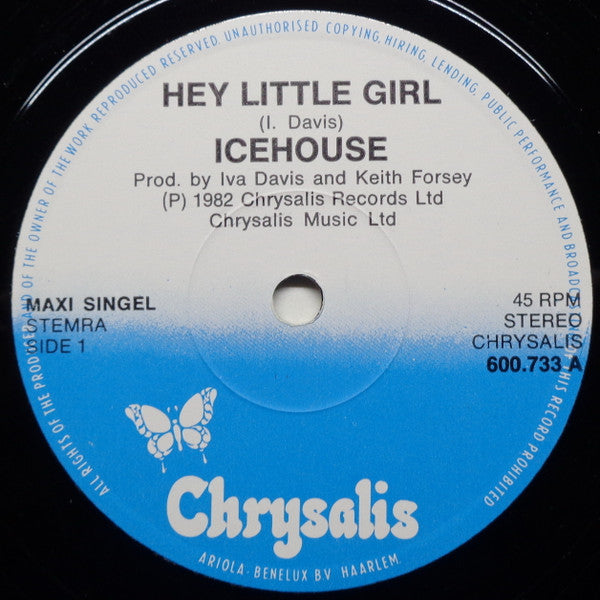 Icehouse : Hey' Little Girl (Special Club Mix) (12")
