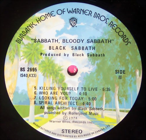 Black Sabbath : Sabbath Bloody Sabbath (LP, Album)