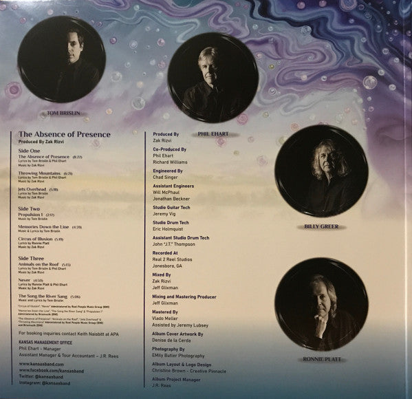 Kansas (2) : The Absence Of Presence (LP + LP, S/Sided, Etch + Album + CD, Album)