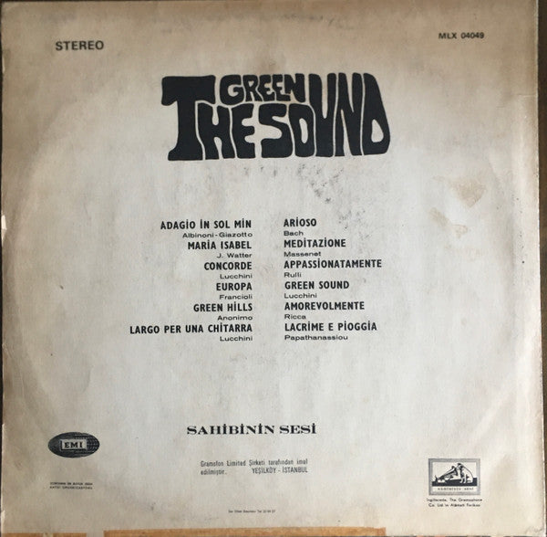 The Green Sound : Adagio Di Albinoni (LP, Mono)