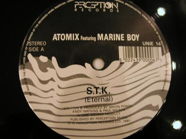 Atomix Featuring Marine Boy : S.T.K. (Eternal) (12", Bar)