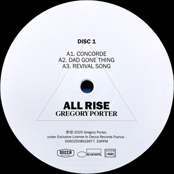 Gregory Porter : All Rise (2xLP, Album)