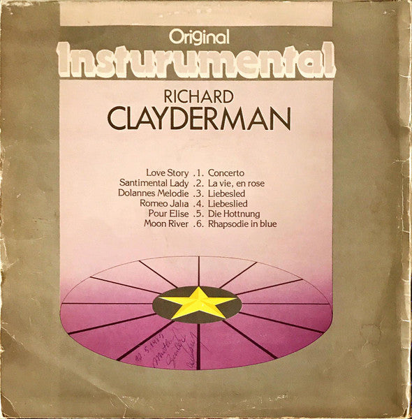 Richard Clayderman : Original Instrumental (LP, Comp)