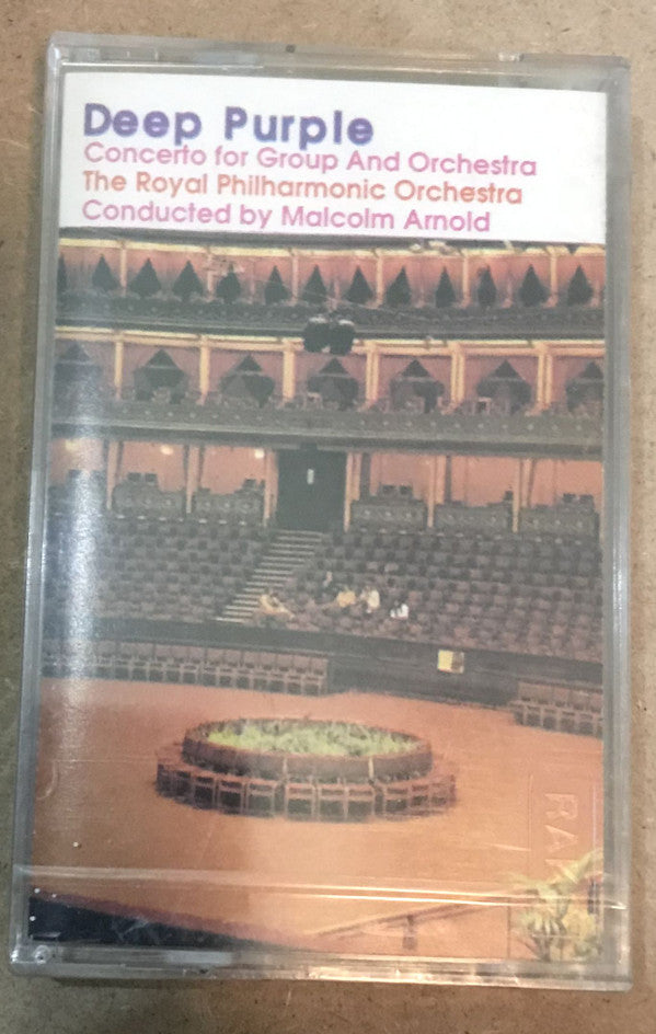 Deep Purple, Royal Philharmonic Orchestra Conducted By Malcolm Arnold : Concerto For Group And Orchestra (Cass, Album, RE)