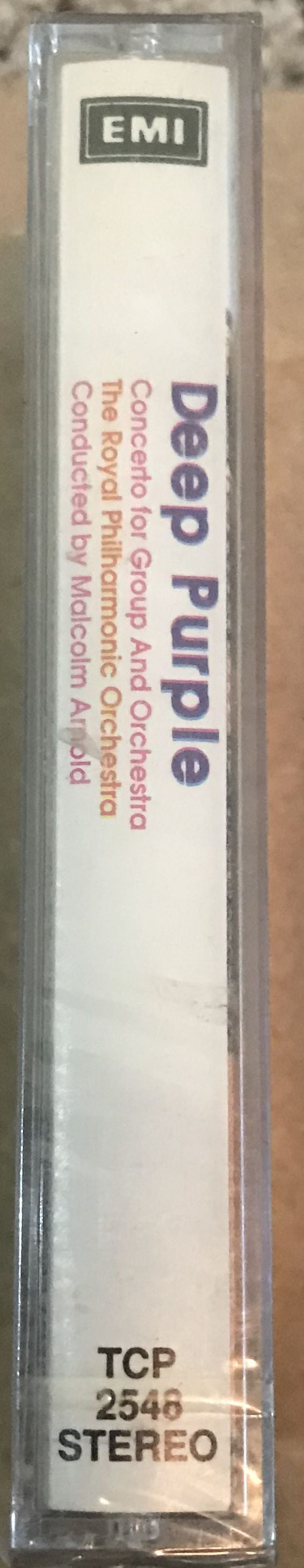 Deep Purple, Royal Philharmonic Orchestra Conducted By Malcolm Arnold : Concerto For Group And Orchestra (Cass, Album, RE)