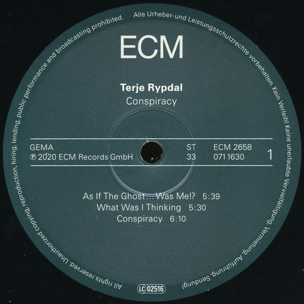 Terje Rypdal : Conspiracy (LP, Album)