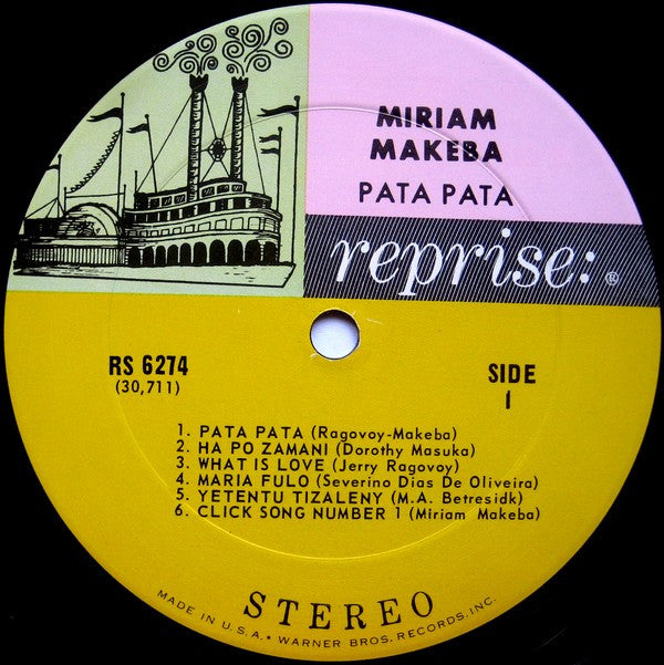 Miriam Makeba : Pata Pata (LP, Album, Pit)