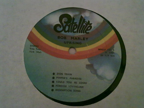 Bob Marley & The Wailers : Uprising (LP, Album, Unofficial)