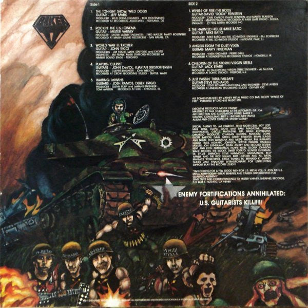 Various : (Mister Varney Presents) U.S. Metal (Unsung Guitar Heroes) Vol. II (LP, Album, Comp, Gre)