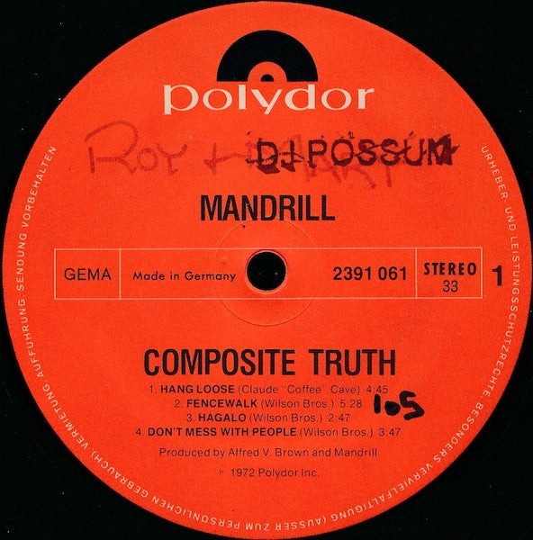 Mandrill : Composite Truth (LP)