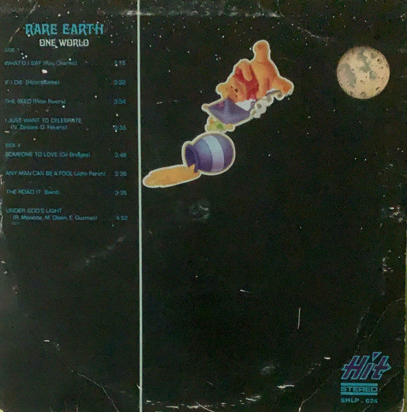 Rare Earth : One World (LP, Album, Unofficial)