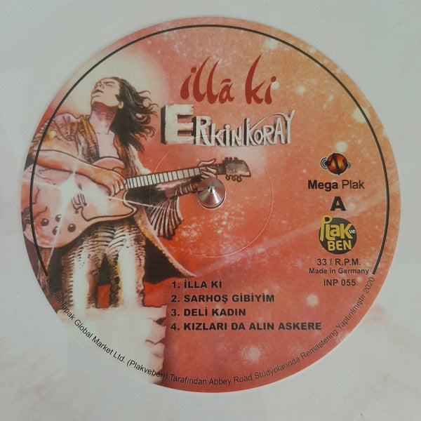 Erkin Koray : İllâ Ki (LP, Album, RE, Whi)