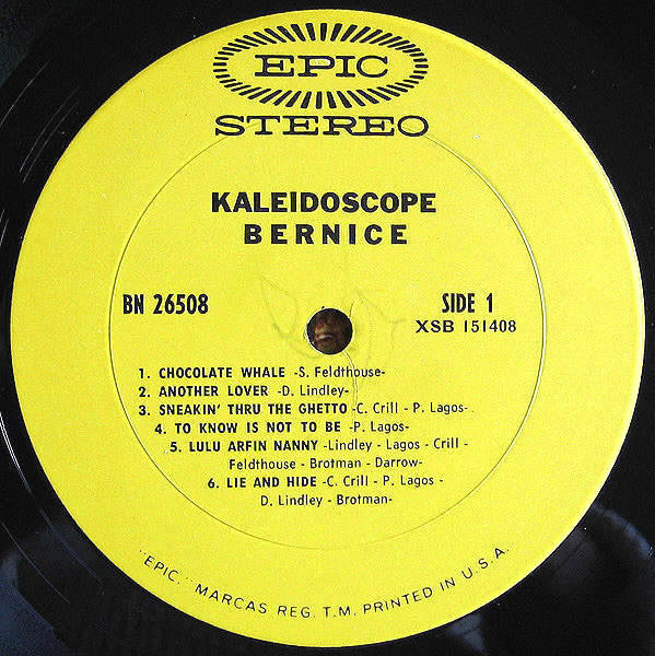 Kaleidoscope (3) : Bernice (LP, Album, Pit)
