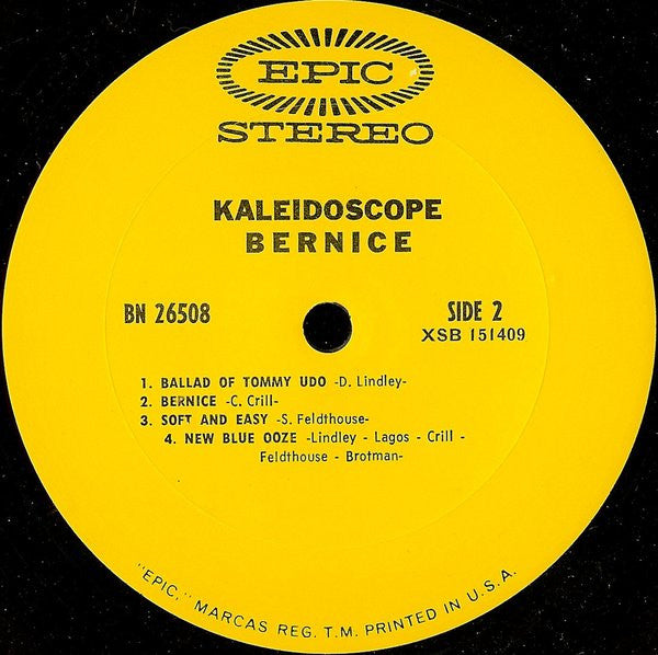 Kaleidoscope (3) : Bernice (LP, Album, Pit)