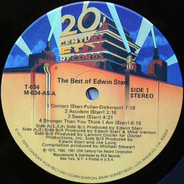 Edwin Starr : The Best Of Edwin Starr (LP, Comp, Ind)