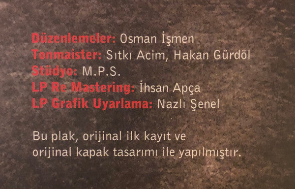 Ahmet Kaya : Beni Bul (LP, Album, RE, RM, Gat)