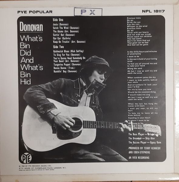 Donovan : What's Bin Did And What's Bin Hid (LP, Album, Mono)