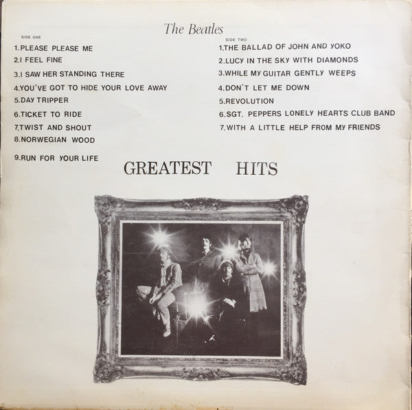 The Beatles : The Beatles - Greatest Hits  (LP, Comp)