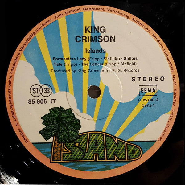 King Crimson : Islands (LP, Album)