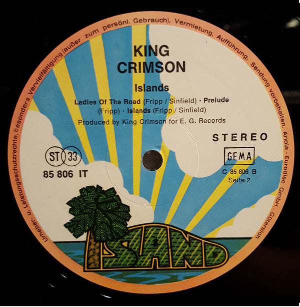 King Crimson : Islands (LP, Album)