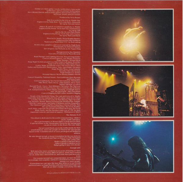 Rush : Exit...Stage Left (2xLP, Album, Gat)