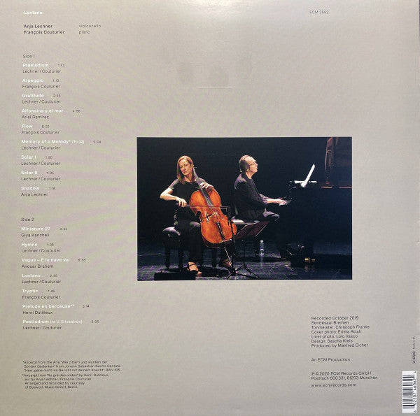 Anja Lechner, François Couturier : Lontano (LP, Album, 180)