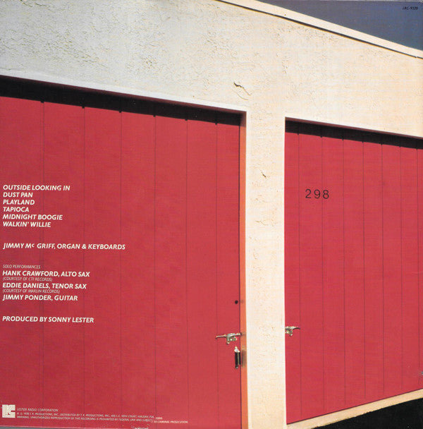Jimmy McGriff : Outside Looking In (LP, Gat)