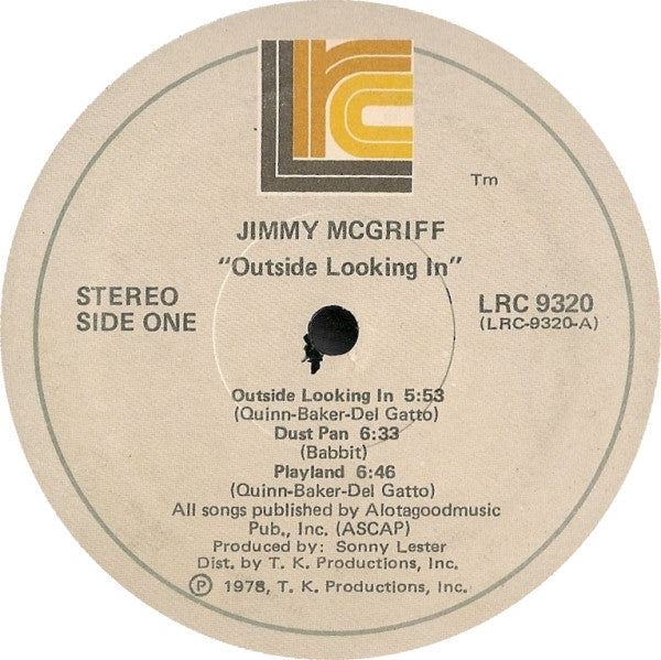 Jimmy McGriff : Outside Looking In (LP, Gat)