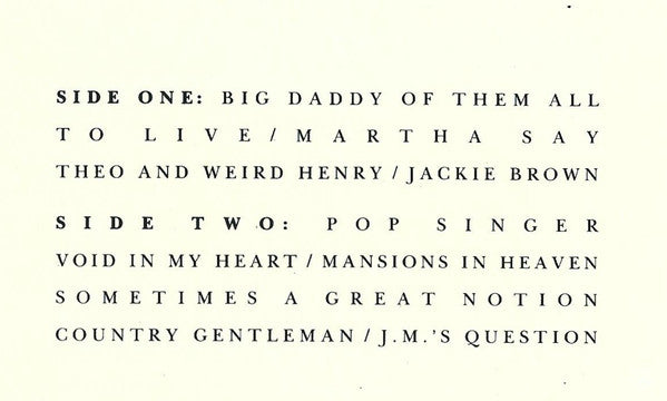 John Cougar Mellencamp : Big Daddy (Cass, Album)