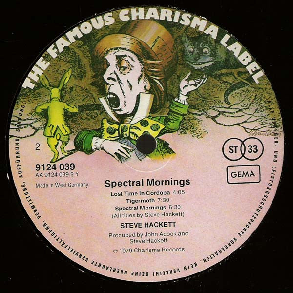 Steve Hackett : Spectral Mornings (LP, Album)
